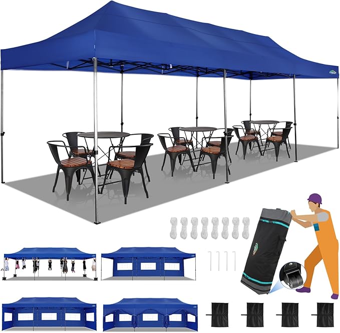 COBIZI 10x30 Heavy Duty Pop up Canopy by COBIZI