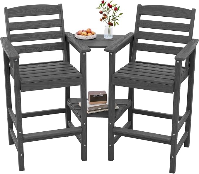 SERWALL Tall Adirondack Chairs Set of 2 by SERWALL