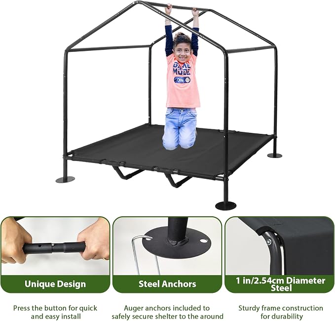 Large Dog House with Bed - Image 4