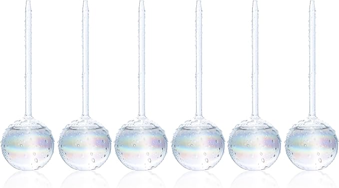 Clear Plant Watering Globes Set of 6 by MissionGallery