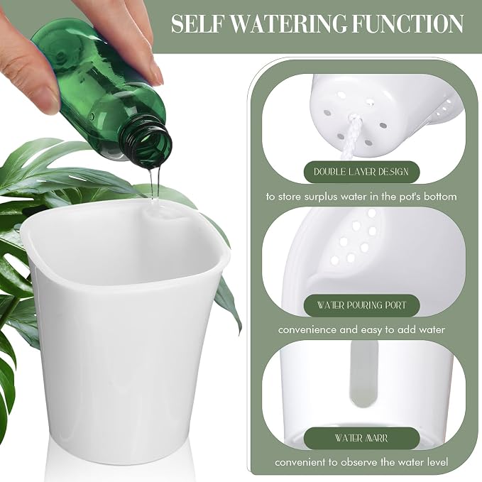 50 Pcs 3 Inch Self Watering Pots Self Watering Planters - Image 4