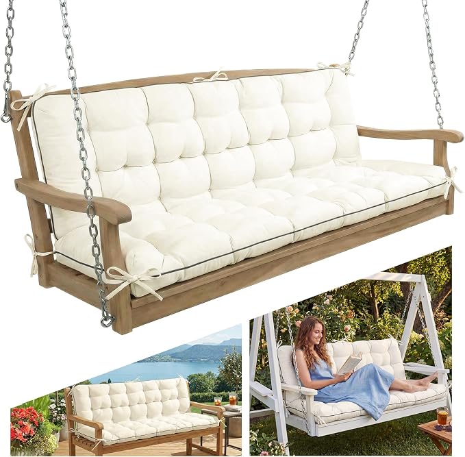AS AWESLING 60×40 INCH Oxford Fabric Swing Cushions by ASAWESLING