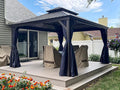 PURPLE LEAF 10' X 14' Hardtop Gazebo Pavilion by PURPLELEAF