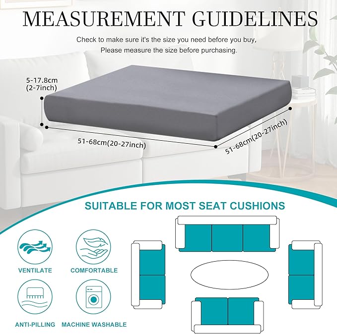 14Pcs Stretch Patio Cushion Covers, Outdoor Couch Covers Replacement, Outdoor - Image 2
