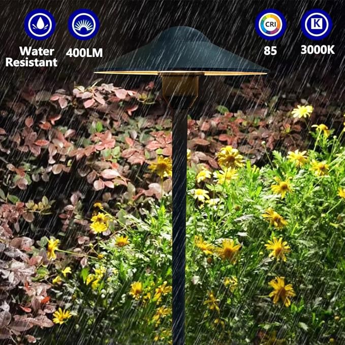 Arrownine Cast Aluminum Low Voltage Landscape Path Area Spread Lighting Pathway - Image 5