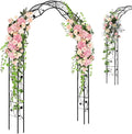 IRONMAX Garden Arch, Heavy Duty Galvanized Steel Arbor w/ 7 Sizes & Metal by IRONMAX