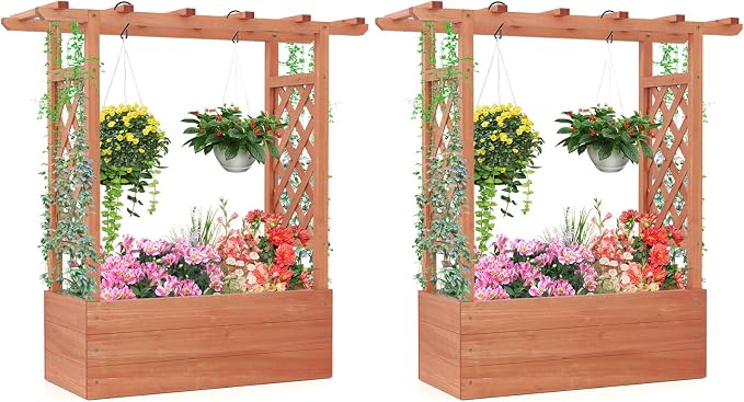 Giantex Set of 2 Raised Garden Bed by Giantex