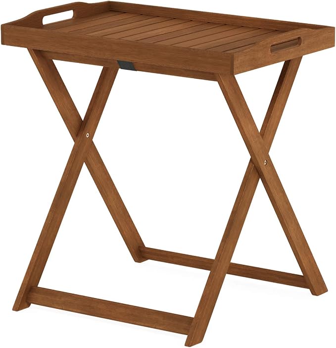 Furinno FG19557 Tioman Outdoor Hardwood Tray Table Large - Image 5