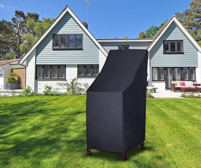Patio Chair Covers, High Back Outdoor Chair Covers Waterproof, 600D Heavy Duty - Image 6