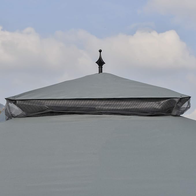 Outsunny 10' x 10' Patio Gazebo - Image 8