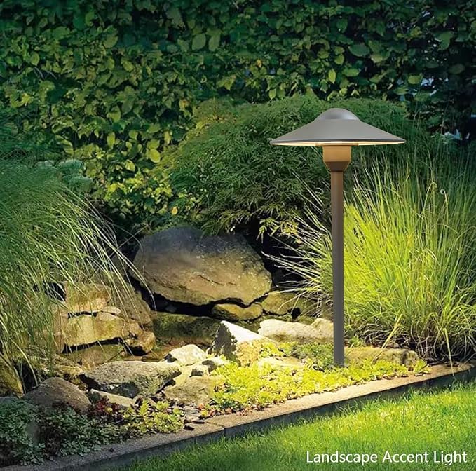 Arrownine Cast Aluminum Low Voltage Outdoor Pathway Light Walkway Landscape - Image 3