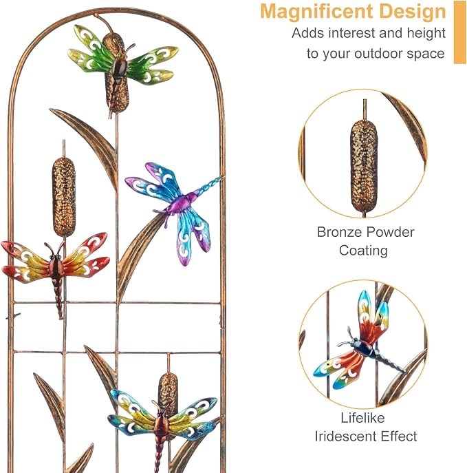 LEWIS&WAYNE 2 Pack Metal Garden Trellis - Image 3