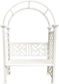 Oakland Living White Aluminum Garden Arbor Arch by Oakland+Living