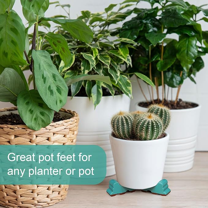 Kigeli 6 Pcs Resin Garden Pot Feet - Image 5