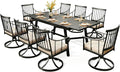 PHI VILLA 9 Pieces Outdoor Dining Set by PHIVILLAThepioneerofcomfortablehouseholdsupplies