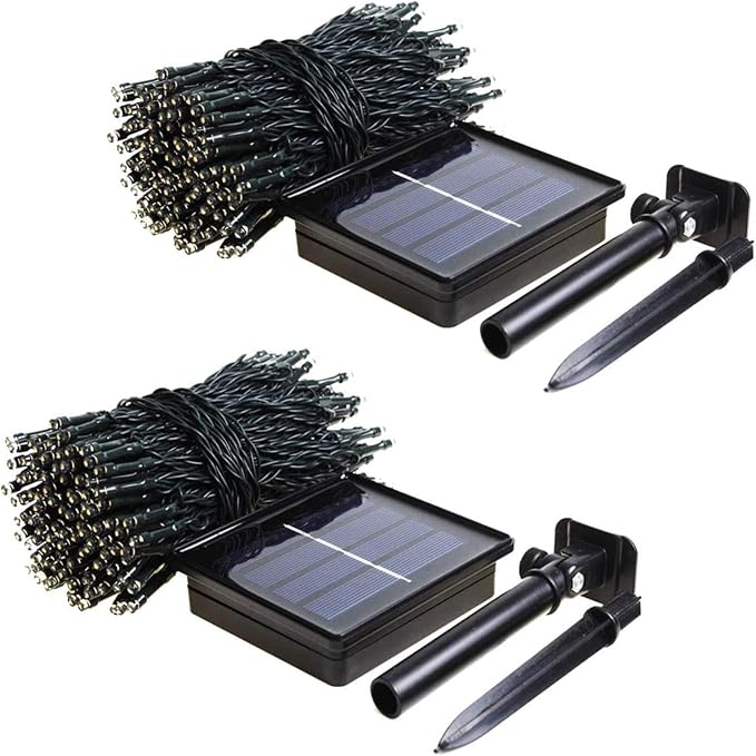 2 Pack 480 LED Solar Chrismas Lights Outdoor, Solar String Lights - Image 6