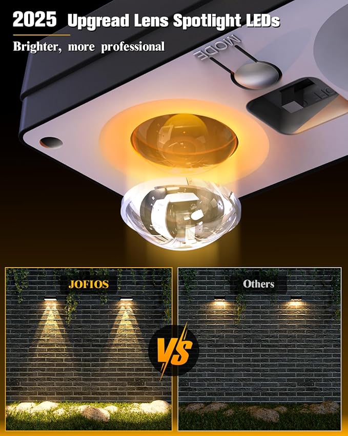 Solar Fence Lights 20 Pack, 50 Lumens Outdoor Solar Lights - Image 3