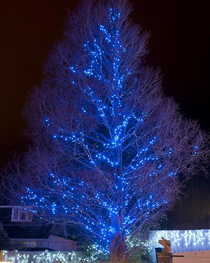 2 Pack Solar Christmas Lights Outdoor, 72FT 200 LED Solar String Lights - Image 3