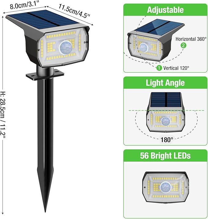 Solar Spot Lights Outdoor Motion Sensor - Image 7