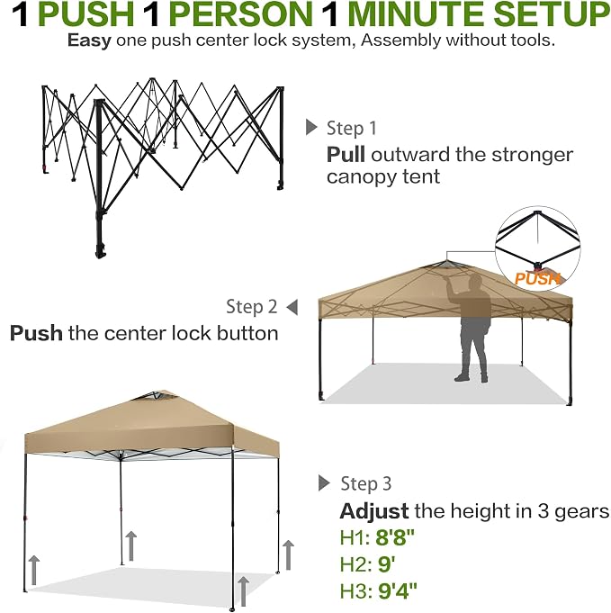 10'x10' Pop Up Canopy Tent - Image 4