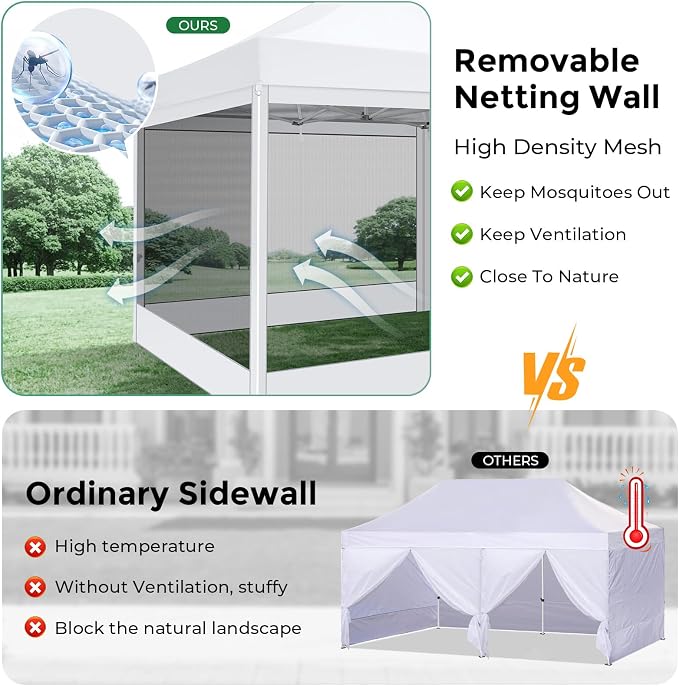 COBIZI 10x30 Heavy Duty Pop Up Canopy - Image 4
