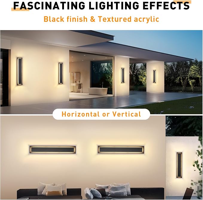   Porch Lights Outdoor Sconce Light, Modern Exterior Front Door - Image 4