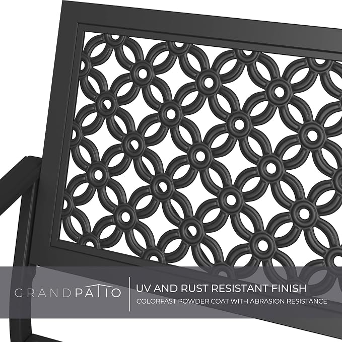 Grand patio 50" Outdoor Bench, Garden Benches - Image 6