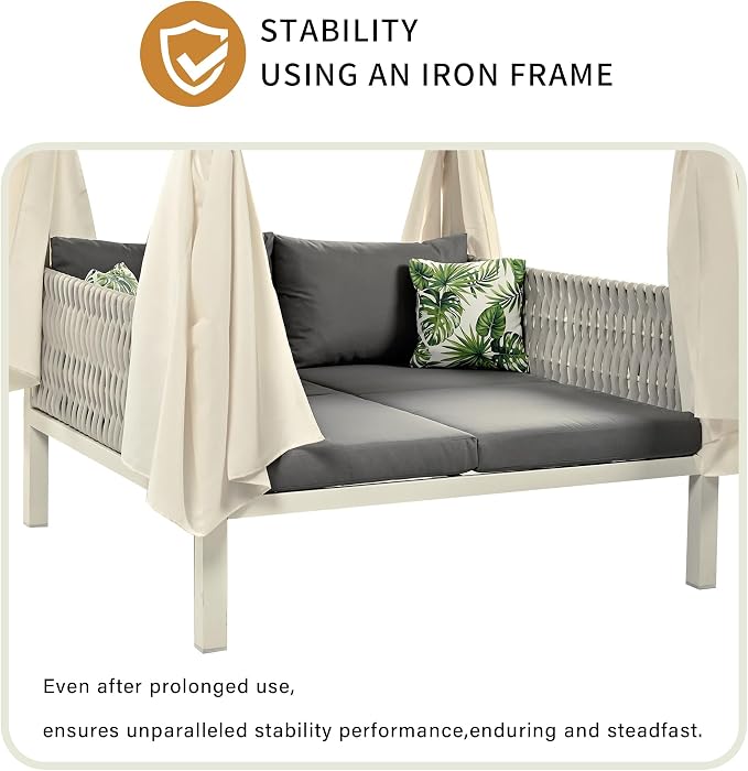 Merax Outdoor Patio Daybed - Image 5