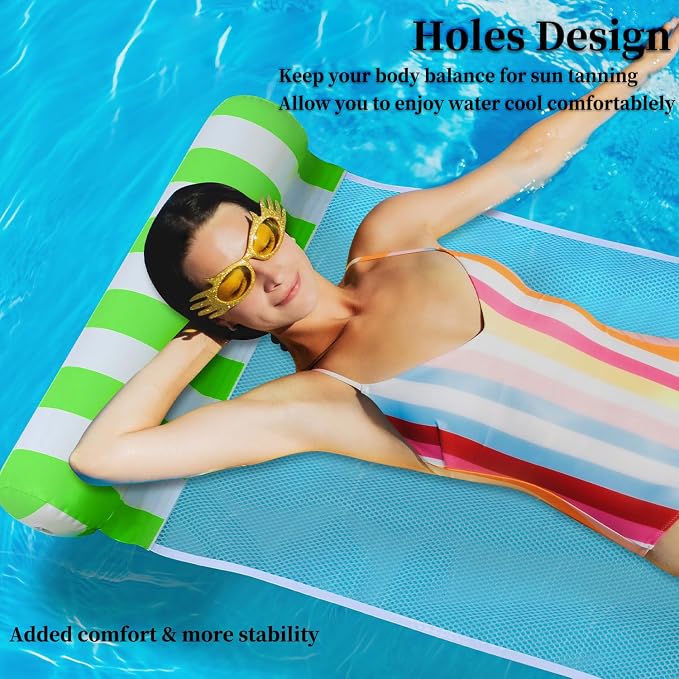 3/5/8 Pack Pool Hammock Upgrated Water Pool Floats, 4-in-1 Multi-Purpose Water - Image 8