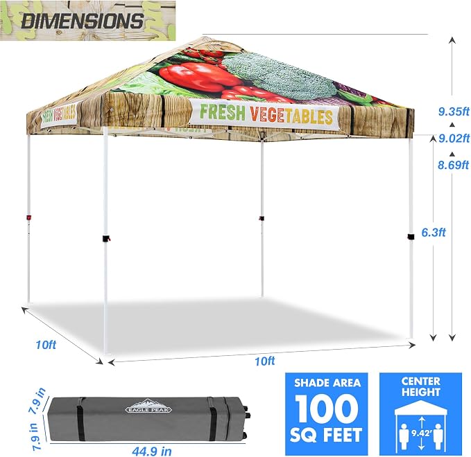 EAGLE PEAK Pop Up Canopy Tent - Image 3