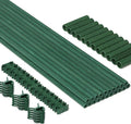 MAXPACE 62pcs Garden Stakes Kit: Includes 20 Sets of Fiberglass Plant Sticks by MAXPACE