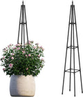 5.2FT Obelisk Trellis for Climbing Plants Outdoor, 16mm Rust-Proof Extra by HSUNDRIES