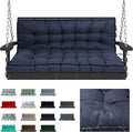 Waterproof Porch Swing Cushion Replacement, Thick 4" 2–3 Seat Outdoor Swing by RUFXIEZW