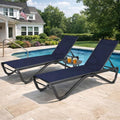 Kozyard Outdoor Chaise Lounge Chair, Full Aluminum Frame, Adjustable Reclining by Kozyard