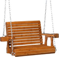 VINGLI Heavy Duty 440 LBS 1-Person Wooden Patio Porch Swing by VINGLI