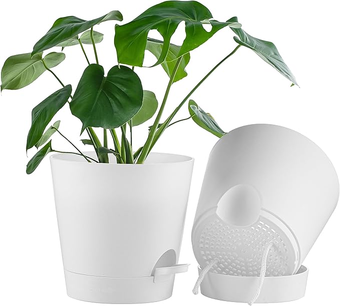 FaithLand 2-Pack 9 Inch Planter Pots by FaithLand