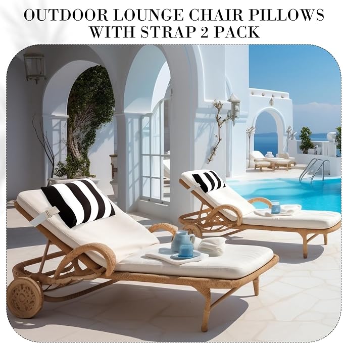 4 Pcs Chaise Lounge Pillow - Image 6