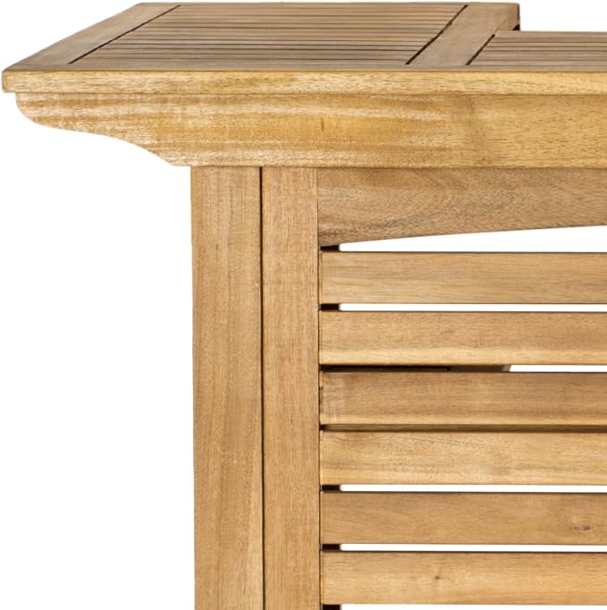 Safavieh Outdoor Collection Monterey Teak Bar Table - Image 10