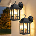 OKELI Dusk to Dawn Outdoor Wall Lights, Exterior Waterproof Lantern, Front by OKELI