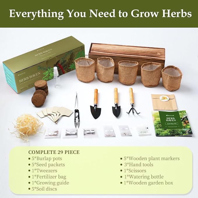 5 Herb Garden Planter Indoor - Image 3