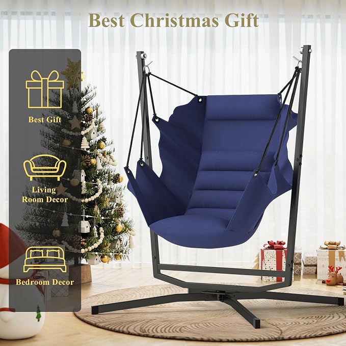 360° Swivel Hammock Swing Chair - Image 8