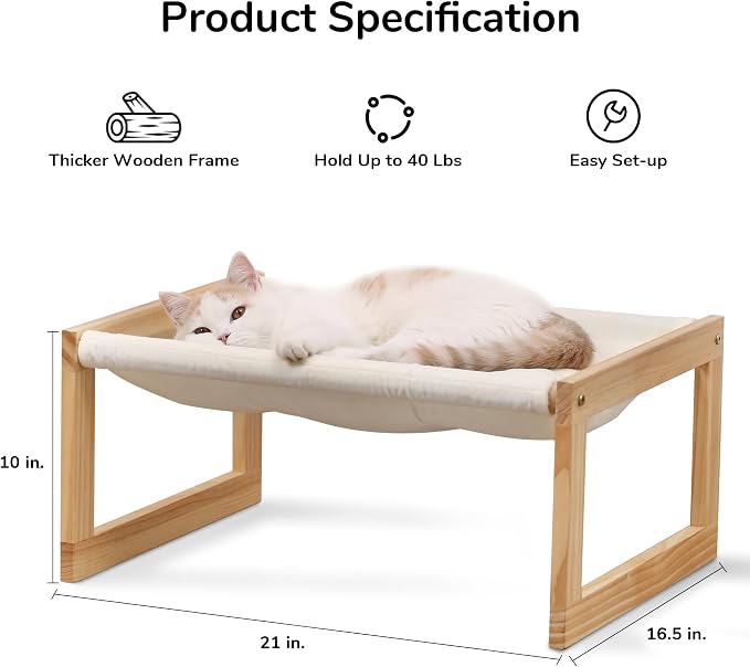 FUKUMARU Cat Bed Hammock, Cozy Velvet Cat Couch - Image 7