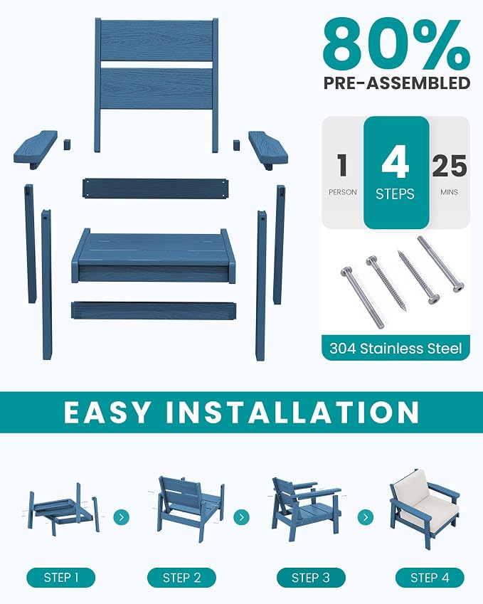 SERWALL HDPE Outdoor Couch - Image 8