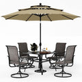 PHI VILLA Patio Table and Chairs Dining Set by PHIVILLAThepioneerofcomfortablehouseholdsupplies