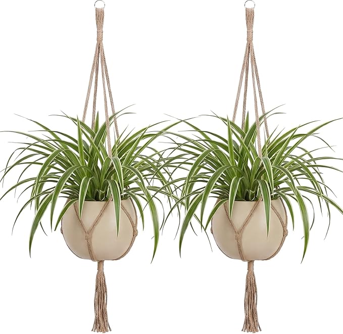 EBOOT 2 Pack 41 Inch Large Macrame Plant Hanger Rope to Hang Flower Pot Plant by eBoot