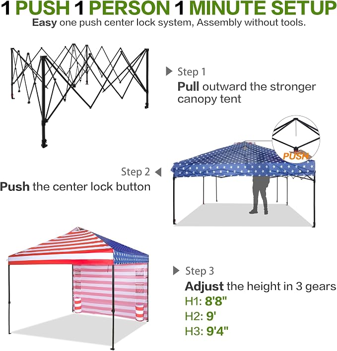 10'x10' Pop Up Canopy Tent - Image 4