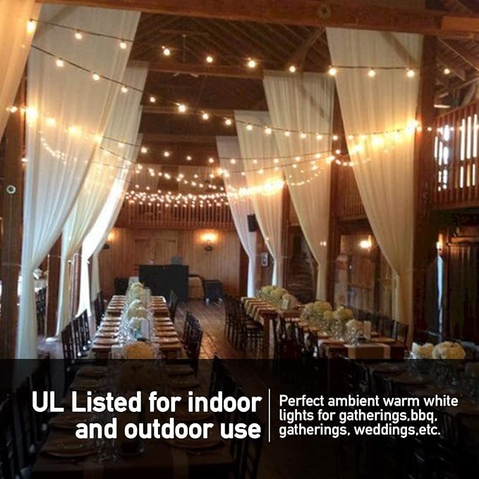 Banord 102FT Outdoor String Lights, Waterproof Patio Lights - Image 6