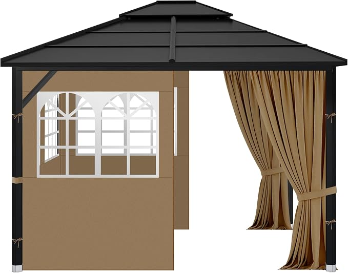 Gazebo Privacy Curtains 10' x 10' - Image 5
