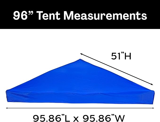8x8 Pop Up Canopy Top Replacement Cover - Image 6