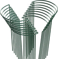 HiGift 16 Pack Plant Support Stakes, Half Round Metal Garden Plant Stake Indoor by HiGift
